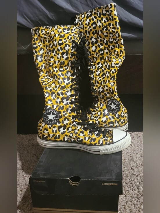 Converse Shoes - Converse Chuck Taylor Leopard Print High-Top Shoes